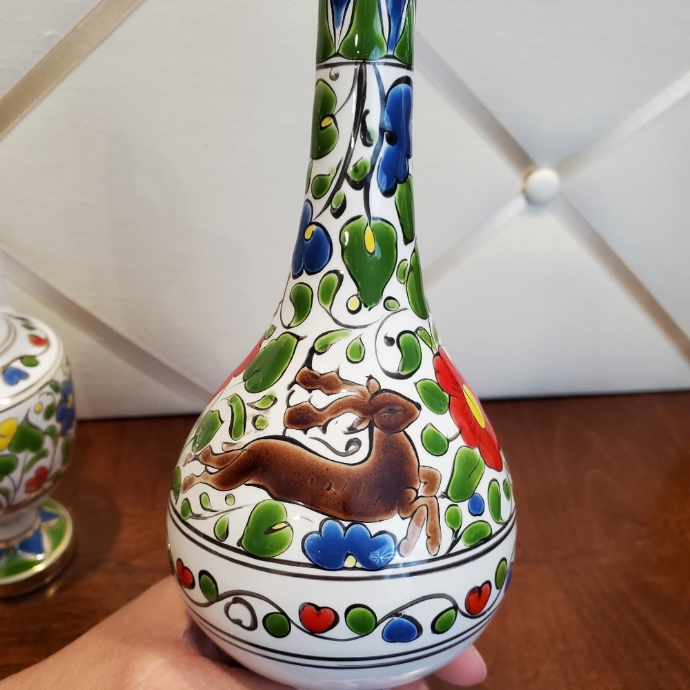 Vintage Pair of Dakas Ewer & Vinegar/Oil Cruet - Picture 9 of 11